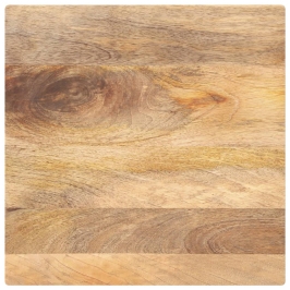 Tablero de mesa cuadrado madera maciza de mango 50x50x3,8 cm