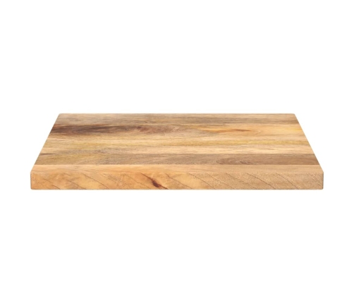 Tablero de mesa cuadrado madera maciza de mango 50x50x3,8 cm