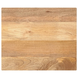 Tablero de mesa rectangular madera maciza mango 60x50x3,8 cm