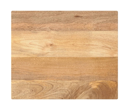 Tablero de mesa rectangular madera maciza mango 60x50x3,8 cm