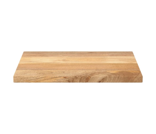 Tablero de mesa rectangular madera maciza mango 60x50x3,8 cm