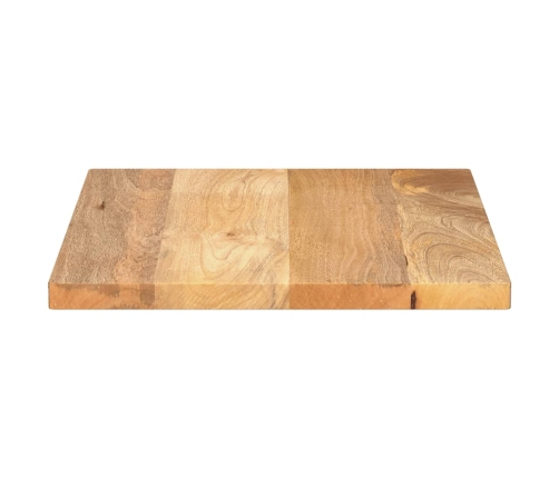 Tablero de mesa rectangular madera maciza mango 60x50x3,8 cm