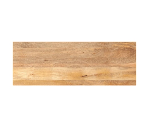 Tablero de mesa rectangular madera maciza mango 140x50x3,8 cm