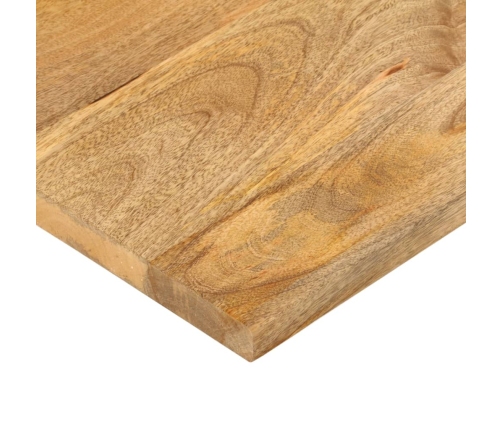 Tablero de mesa rectangular madera maciza mango 140x50x3,8 cm