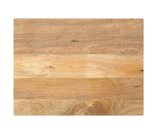 Tablero de mesa rectangular madera maciza mango 80x70x3,8 cm