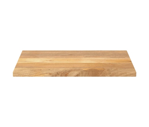 Tablero de mesa rectangular madera maciza mango 80x70x3,8 cm