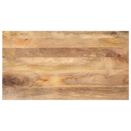 Tablero de mesa rectangular madera maciza mango 110x70x3,8 cm