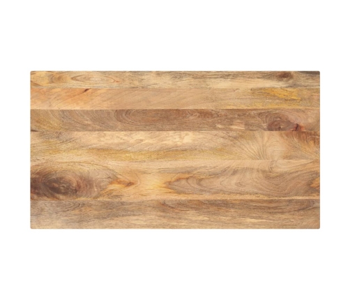 Tablero de mesa rectangular madera maciza mango 110x70x3,8 cm