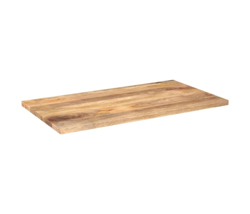 Tablero de mesa rectangular madera maciza mango 110x70x3,8 cm