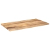 Tablero de mesa rectangular madera maciza mango 110x70x3,8 cm