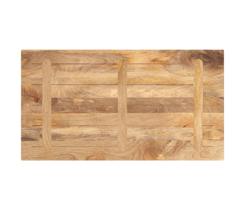 Tablero de mesa rectangular madera maciza mango 110x70x3,8 cm