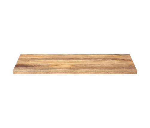 Tablero de mesa rectangular madera maciza mango 120x70x3,8 cm