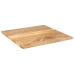 Tablero de mesa cuadrado madera maciza de mango 80x80x3,8 cm