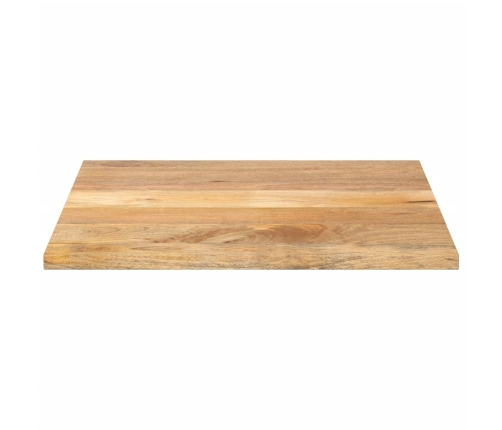 Tablero de mesa cuadrado madera maciza de mango 80x80x3,8 cm