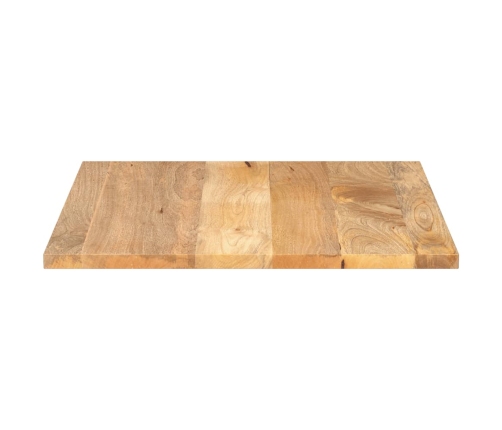 Tablero de mesa cuadrado madera maciza de mango 80x80x3,8 cm