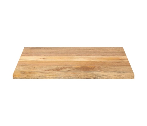 Tablero de mesa cuadrado madera maciza de mango 90x90x3,8 cm