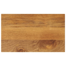 Tablero de mesa rectangular madera maciza mango 40x20x2,5 cm