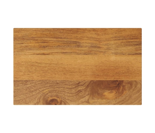 Tablero de mesa rectangular madera maciza mango 40x20x2,5 cm