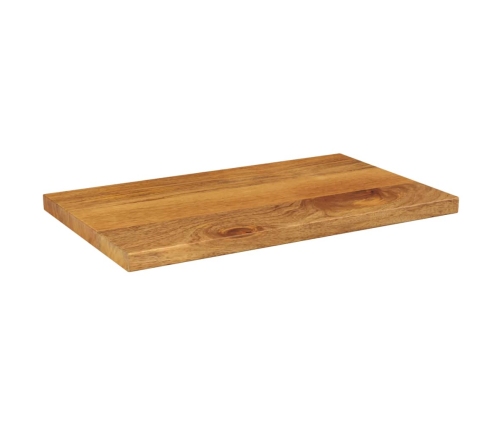 Tablero de mesa rectangular madera maciza mango 40x20x2,5 cm