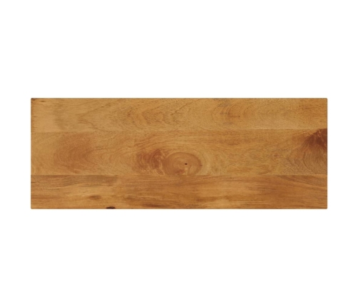 Tablero de mesa rectangular madera maciza mango 80x20x2,5 cm