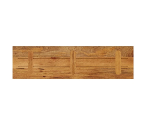 Tablero de mesa rectangular madera maciza mango 100x20x2,5 cm