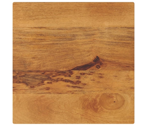 Tablero de mesa cuadrado madera maciza de mango 50x50x2,5 cm
