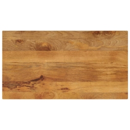 Tablero de mesa rectangular madera maciza mango 120x50x2,5 cm