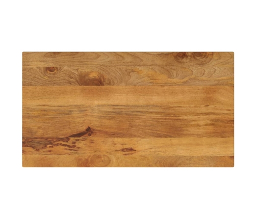 Tablero de mesa rectangular madera maciza mango 120x50x2,5 cm