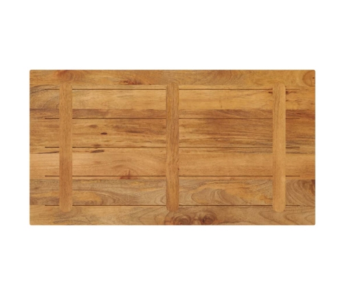 Tablero de mesa rectangular madera maciza mango 120x50x2,5 cm