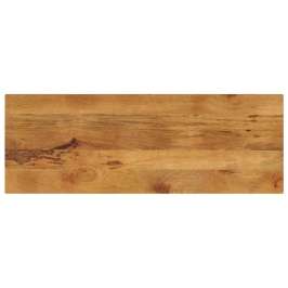 Tablero de mesa rectangular madera maciza mango 160x50x2,5 cm