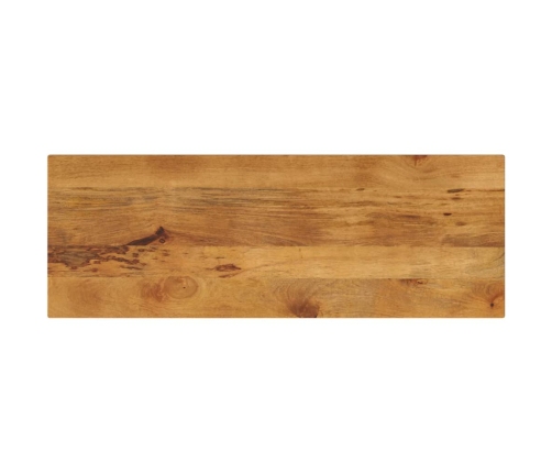 Tablero de mesa rectangular madera maciza mango 160x50x2,5 cm