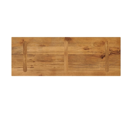 Tablero de mesa rectangular madera maciza mango 160x50x2,5 cm