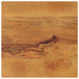 Tablero de mesa cuadrado madera maciza de mango 60x60x2,5 cm