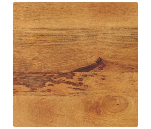Tablero de mesa cuadrado madera maciza de mango 60x60x2,5 cm