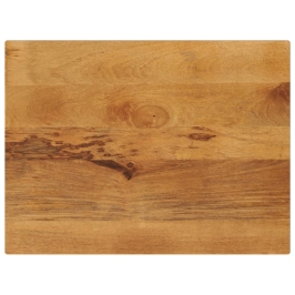 Tablero de mesa rectangular madera maciza mango 80x60x2,5 cm