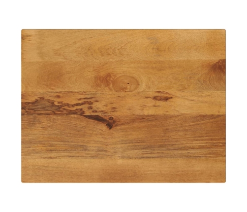Tablero de mesa rectangular madera maciza mango 80x60x2,5 cm