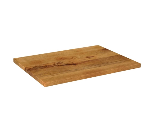 Tablero de mesa rectangular madera maciza mango 80x60x2,5 cm