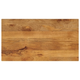Tablero de mesa rectangular madera maciza mango 120x70x2,5 cm