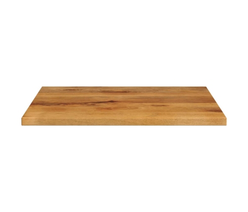 Tablero de mesa cuadrado madera maciza de mango 80x80x2,5 cm