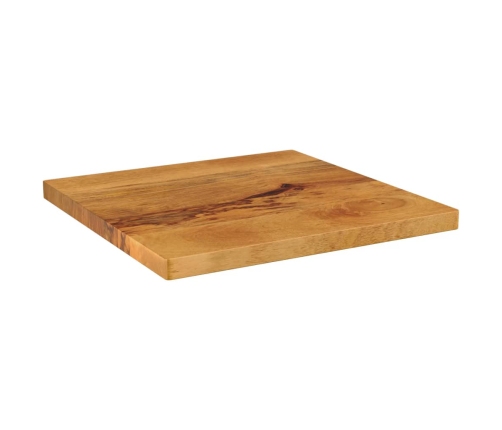 Tablero de mesa cuadrado madera maciza de mango 50x50x3,8 cm