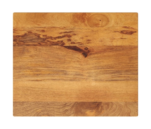 Tablero de mesa rectangular madera maciza mango 60x50x3,8 cm