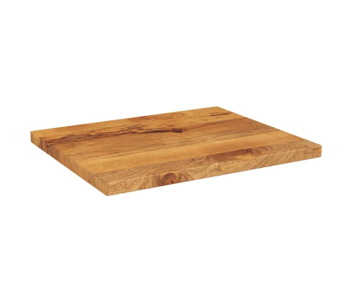 Tablero de mesa rectangular madera maciza mango 60x50x3,8 cm
