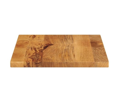 Tablero de mesa rectangular madera maciza mango 60x50x3,8 cm