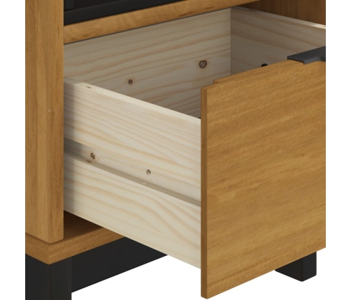 vidaXL Mesita de noche FLAM madera maciza de pino 40x35x50 cm