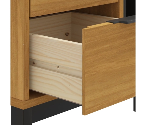 vidaXL Mesita de noche FLAM madera maciza de pino 49x35x50 cm