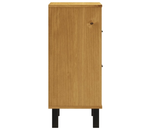 Mesita de noche FLAM madera maciza de pino 40x35x80 cm