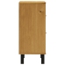 Mesita de noche FLAM madera maciza de pino 40x35x80 cm