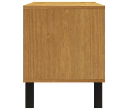 vidaXL Mueble para TV FLAM madera maciza de pino 110x40x50 cm