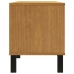 Mueble de TV con puerta de vidrio FLAM madera pino 158x40x50 cm