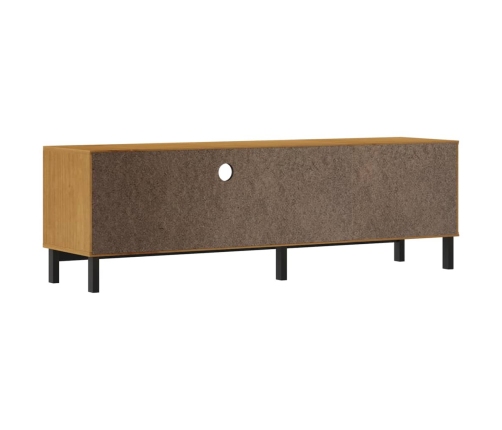 Mueble de TV con puerta de vidrio FLAM madera pino 158x40x50 cm